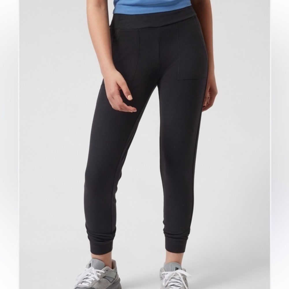Athleta Girl large powervita Black Jogger Pants